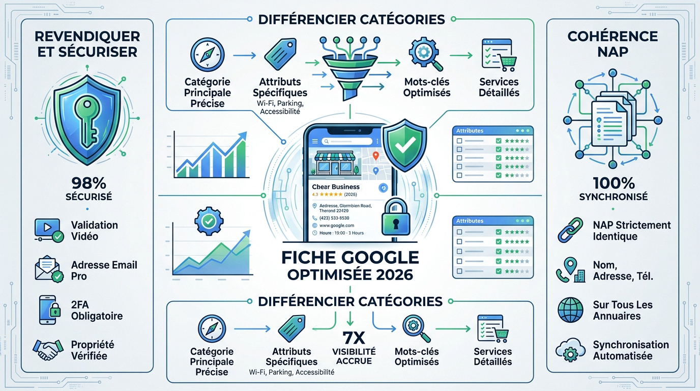 Optimisation d'une fiche Google Business Profile en 2026 pour le référencement local